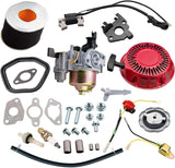 Kit Recoil Starter Carburetor Air Filter Honda GX240 GX270 8Hp 9Hp eng